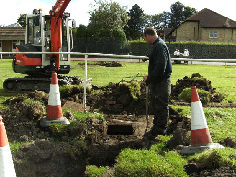 Drainage work
