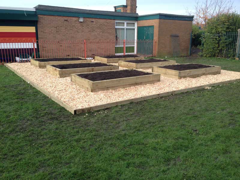 Raised beds